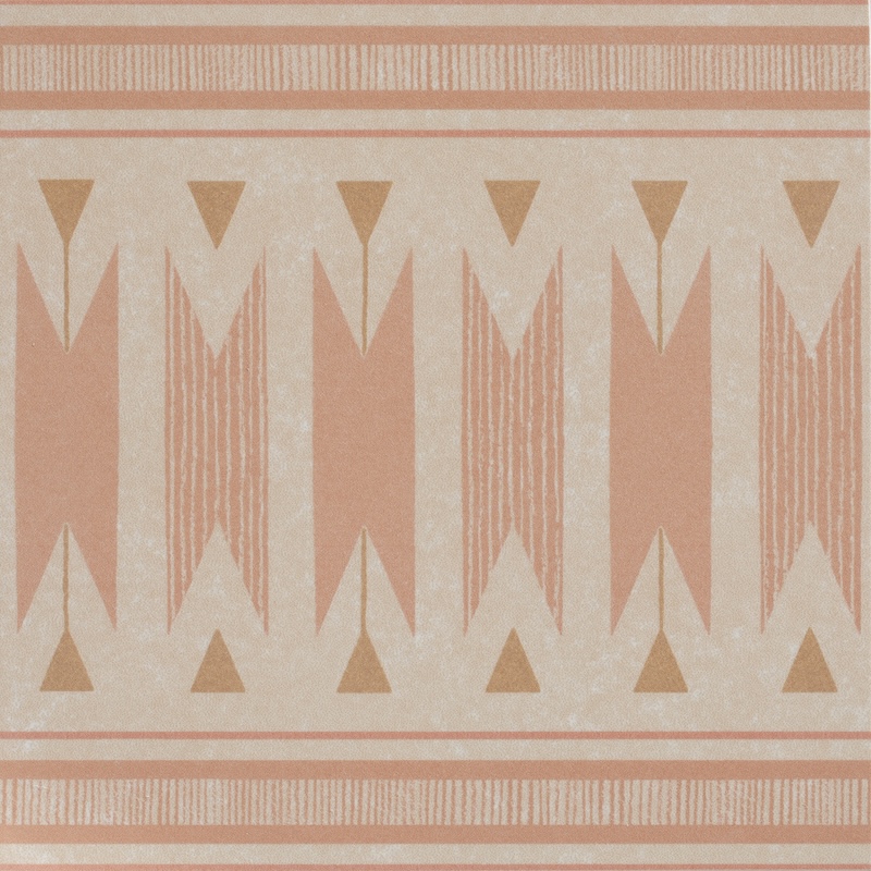 Aventuras Ziggy Border Terracotta Porcelain Tile