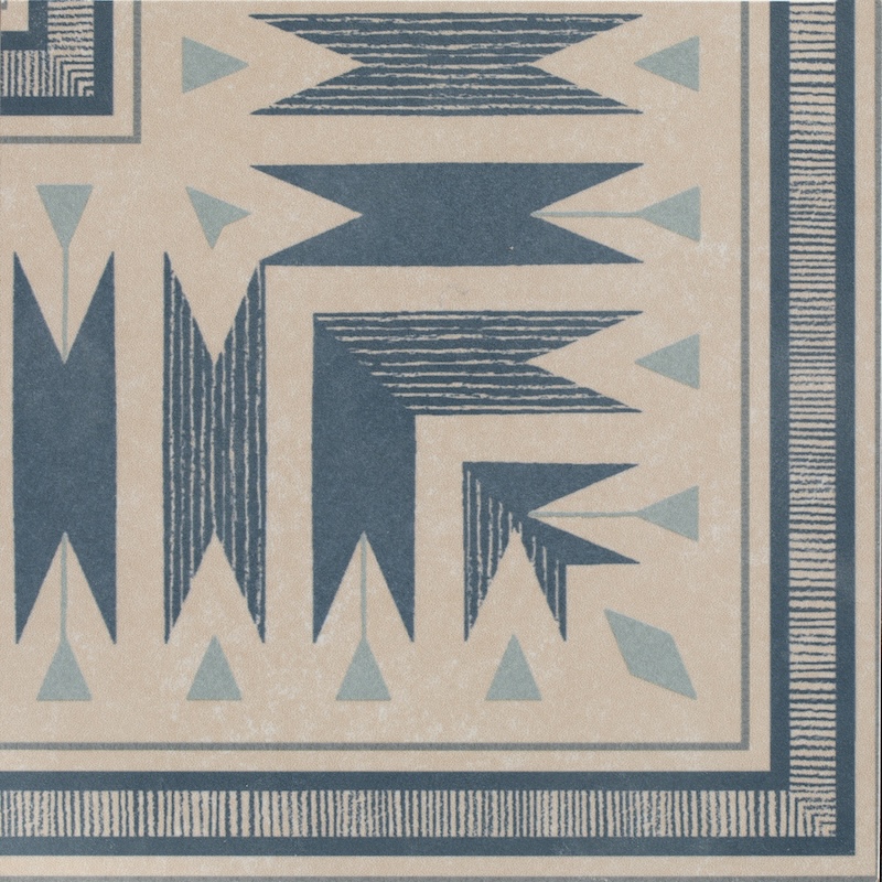 Aventuras Ziggy Corner Blue Porcelain Tile
