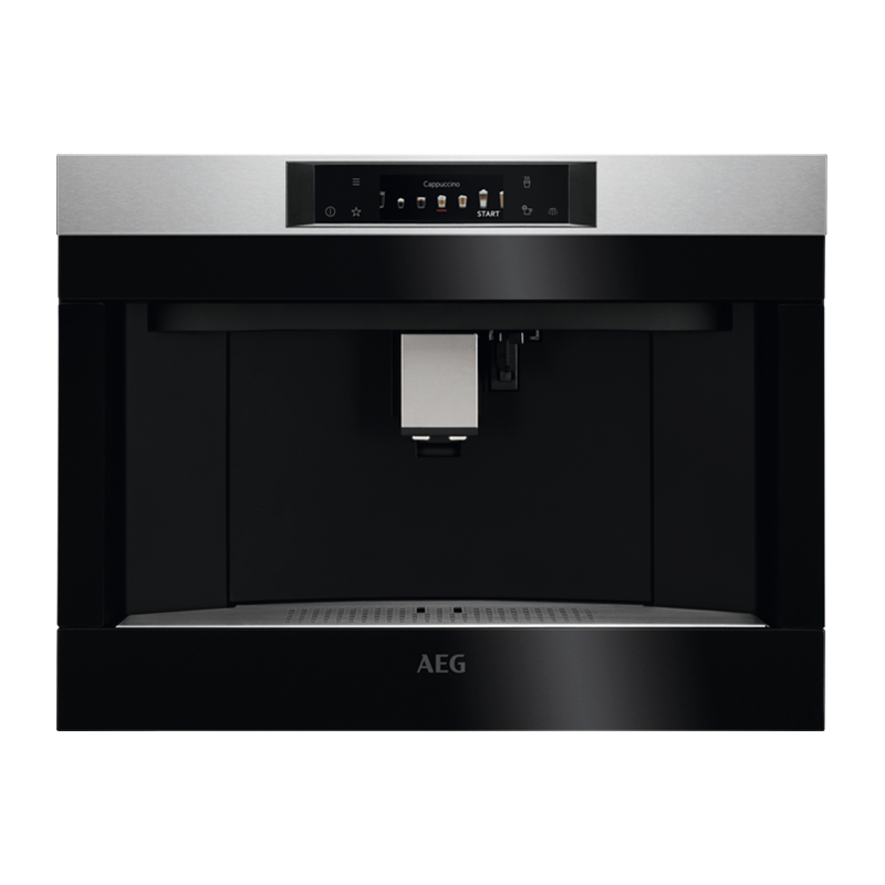 COMPACT COFFEE MACHINE BUILT IN STAINLESS STEEL TOUCH CONTROLS AEG | KKA894500M