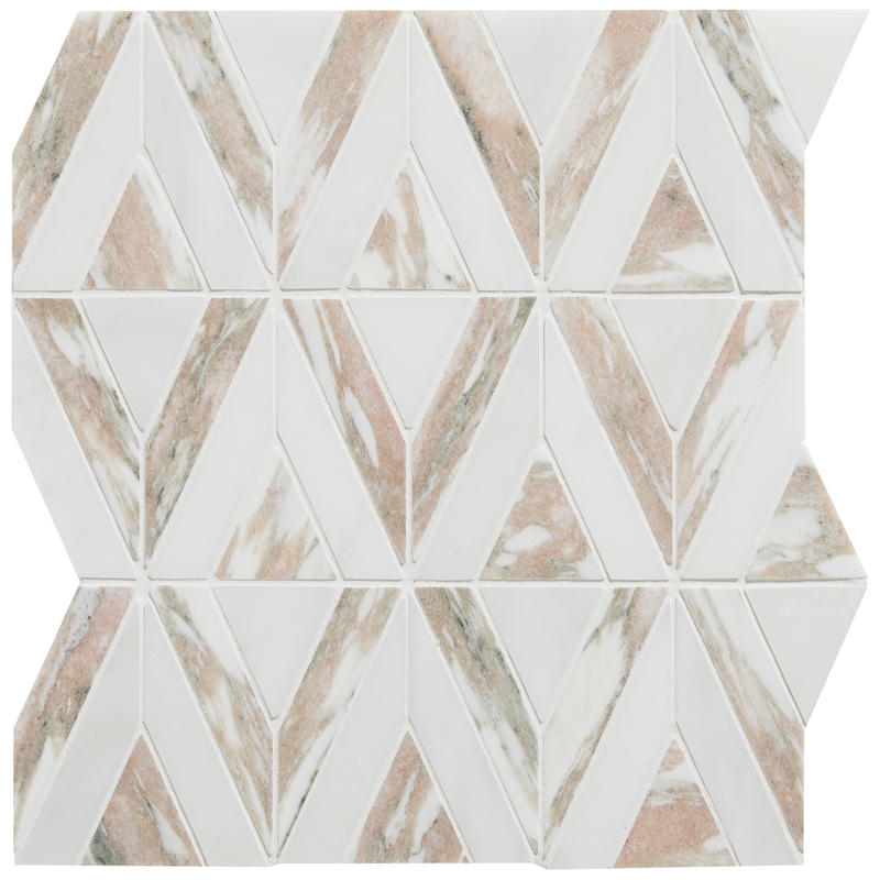East Java Flamingo Marble Temple Mosaic Tile
