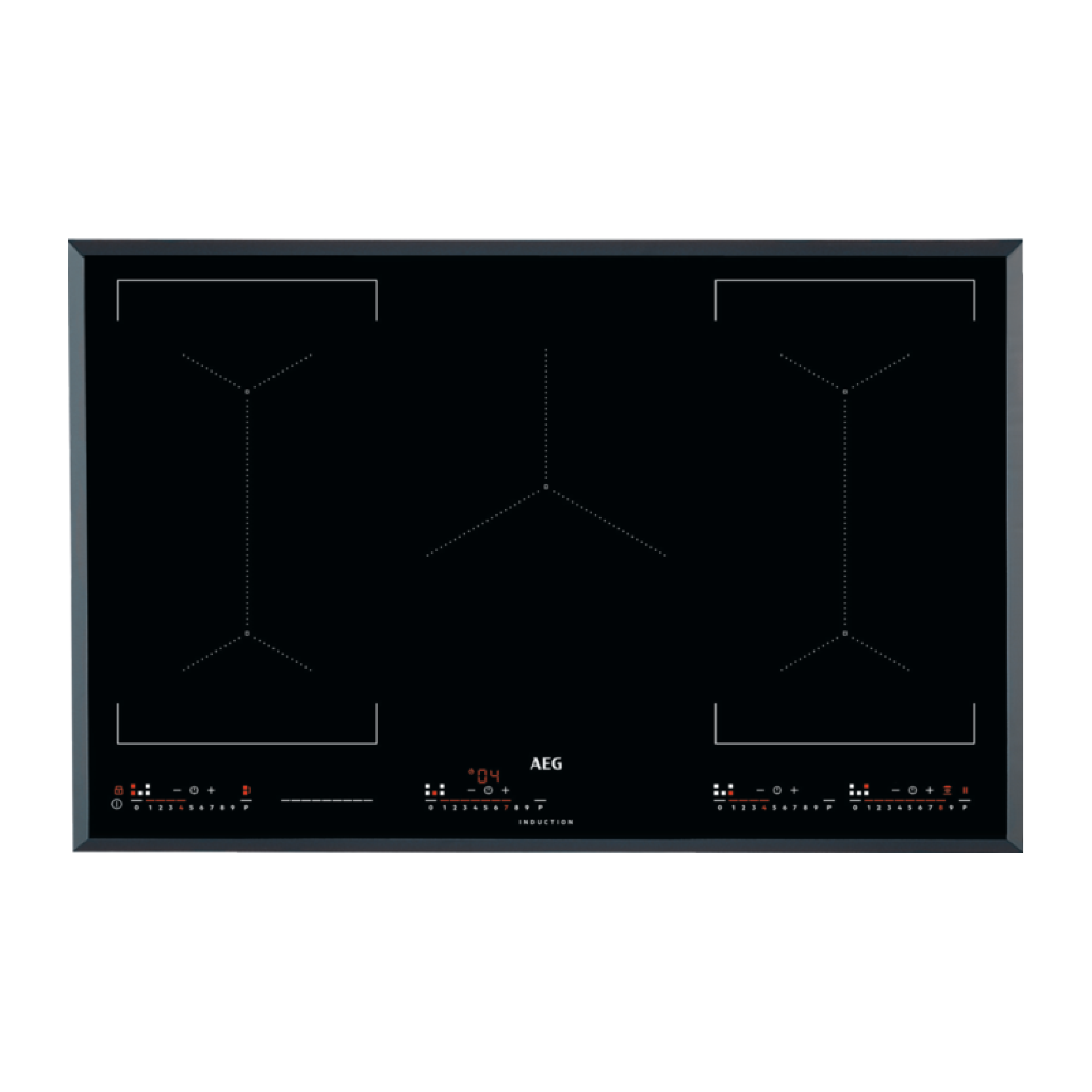 INDUCTION HOB 80CM MULTIBRIDGE ACTIVE TOUCH AEG | IKE85651FB