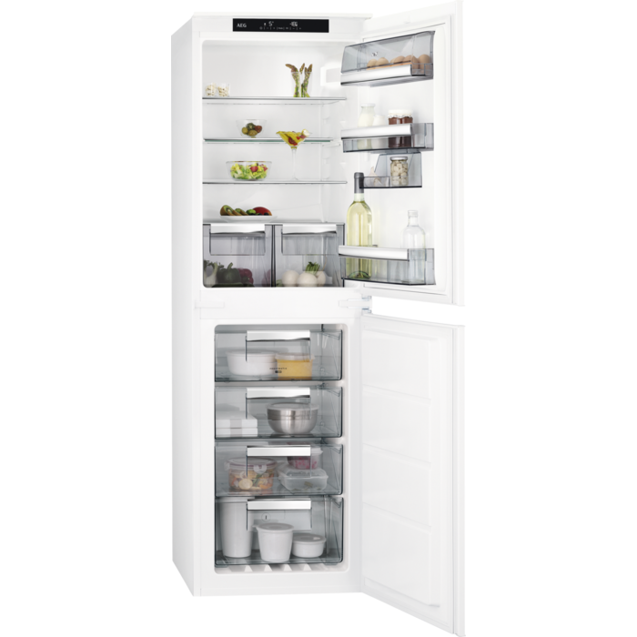 INTEGRATED FRIDGE WITH FREEZER 50:50 AEG | SCE818F6NS