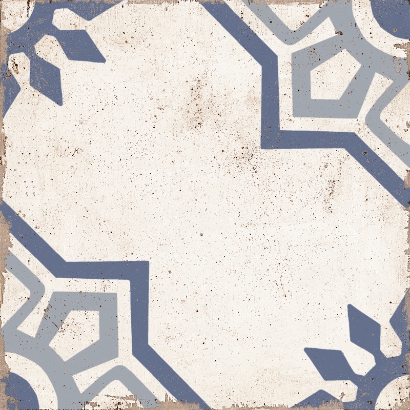PORTARE Belleville Porcelain Rennes Blue Tile