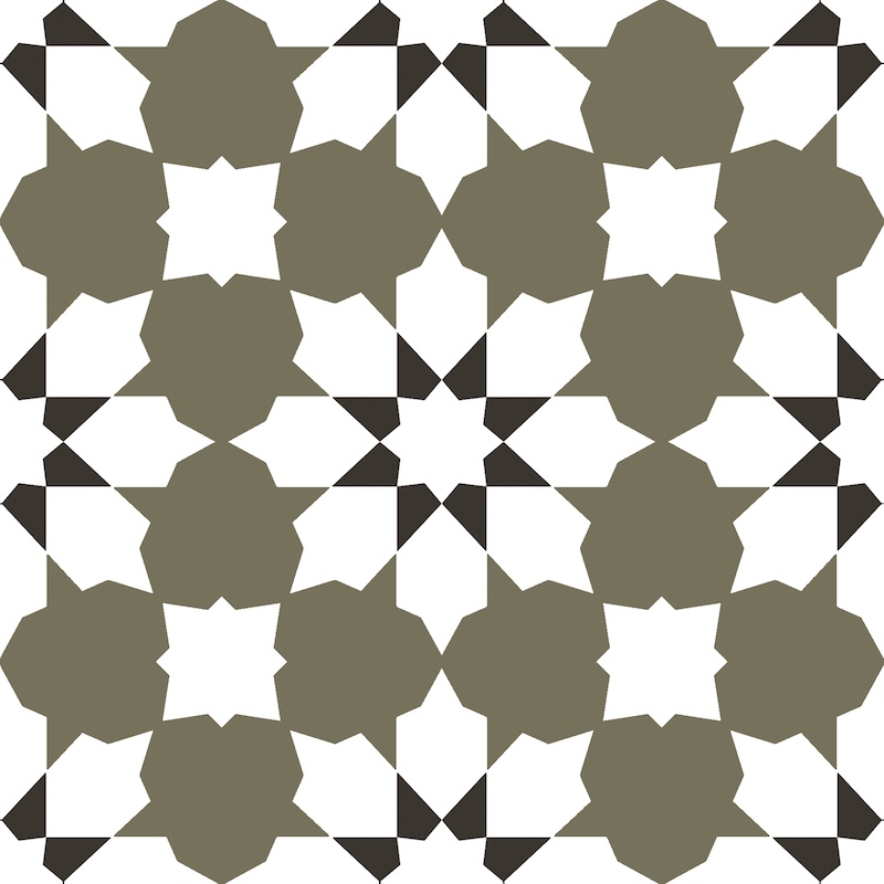 PORTARE Belleville Porcelain Vendome Green Tile